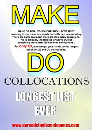 Download MADE & DO COMMON COLLOCATIONS (LONGEST LIST EVER) - Diego Mendez | ePub