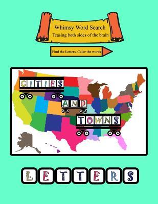Read Online Whimsy Word Search: Cities and Towns, Letters - Claire Theriot Mestepey | ePub