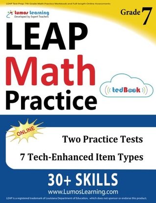 Read LEAP Test Prep: 7th Grade Math Practice Workbook and Full-length Online Assessments: LEAP Study Guide - Lumos Learning | ePub