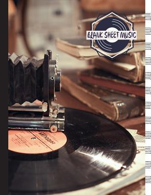 Read Online Blank Sheet Music: Retro Blank Music Sheet Book Music Manuscript Paper Staff Paper 12 Staves Per Page 100 Pages Large A4 Musicians Notebook -  | PDF