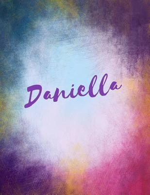 Download Daniella: Daniella Journal Blank Book. Large 8.5 X 11 Attractive Watercolor Texture Purple Pink Orange & Blue Tones. Arty Stylish Pretty Journal for Girls. - Glitzy Glitzy | PDF