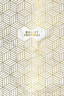 Read Online Bullet Journal: Marble   Gold Trendy Journal 120-Page 1/4 Inch Dot Grid Notebook 6 X 9 Marble & Gold Perfect Bound Softcover -  | ePub