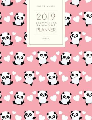 Read Online 2019 Weekly Planner Panda: Dated with to Do Notes and Inspirational Quotes - Pink Pandas -  file in PDF