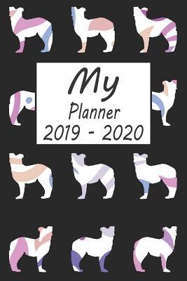Read My Planner 2019 - 2020: Australian Shepherd Dog Pattern Black Weekly Planner 2019 - 2020: 24 Month Agenda - Calendar, Organizer, Notes, Goals & to Do Lists -  file in ePub