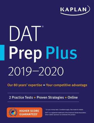Download DAT Prep Plus 2019-2020: 2 Practice Tests   Proven Strategies   Online - Kaplan Test Prep file in PDF