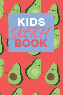 Download Kids Sketch Book: Kawaii Cute Avocado Vegan Food Pattern - Frasier Cheng-Binns file in ePub