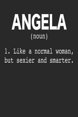 Download Angela (Noun) 1. Like a Normal Woman, But Sexier and Smarter.: 6x9 Password Logbook for Women Named Angela -  file in PDF
