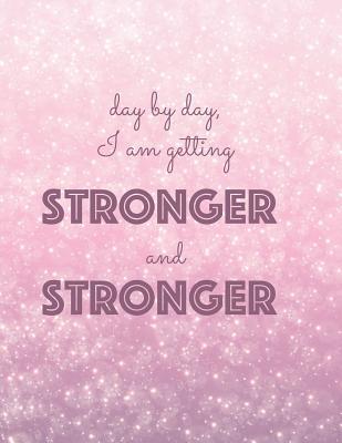 Download Health Bullet Journal: 365 Daily Spreads and 12 Evaluations for Mental and Physical Wellbeing with Sparkly Pink Ombre Cover You Are Stronger and Stronger - Millennial Health | PDF