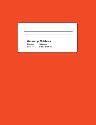 Download Manuscript Notebook: Blank Music Sheet Manuscript Wide Staff Paper, Large (8.5 x 11) Red - Nifty Prints file in ePub