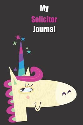 Read Online My Solicitor Journal: With A Cute Unicorn, Blank Lined Notebook Journal Gift Idea With Black Background Cover -  file in ePub
