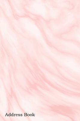 Download Address Book: For Contacts, Addresses, Phone, Email, Note, Emergency Contacts, Alphabetical Index With Pink Marble Texture Background - Shamrock Logbook | PDF