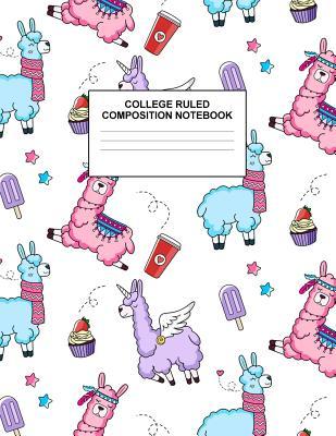 Full Download College Ruled Composition Notebook: Cute Blank Lined Journal to Write In with White Paper Rule Pages for School Subject and Writing Pad: Design Code A4 5621 - Nifty Prints | PDF