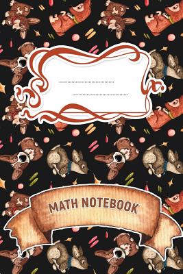 Full Download Math Notebook: A 6x9 Inch Matte Softcover Paperback Notebook Journal With 120 Blank Grid Quad Pages - Graph Paper (4x4) -Playful Dogs, Paws, Bones, Puppies -  | ePub