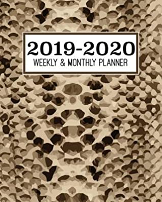 Download 2019-2020 Weekly & Monthly Planner: Academic Planner for Students & Teachers - August 2019 through July 2020 - Schoolwork Calendar with Daily notes and Weekly Checklists - Snakeskin Notebook - Simple Agendas file in ePub