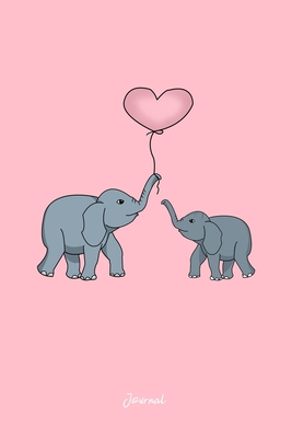 Read Journal: Dot Grid Journal - Elephant Love Heart Balloon Cute Animal Christmas Gift - Pink Dotted Diary, Planner, Gratitude, Writing, Travel, Goal, Bullet Notebook -  | ePub