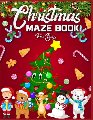 Read Online Christmas Maze Book For Boys: 95 Christmas Maze Pages For Boys A Maze Activity Book for Boys Best Christmas Gift For Smart Boys - Bluesky Kids Press file in ePub